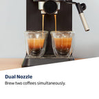 Beko CaffeExperto Manual Espresso Machine with Steam Wand - CEP5302B image 5