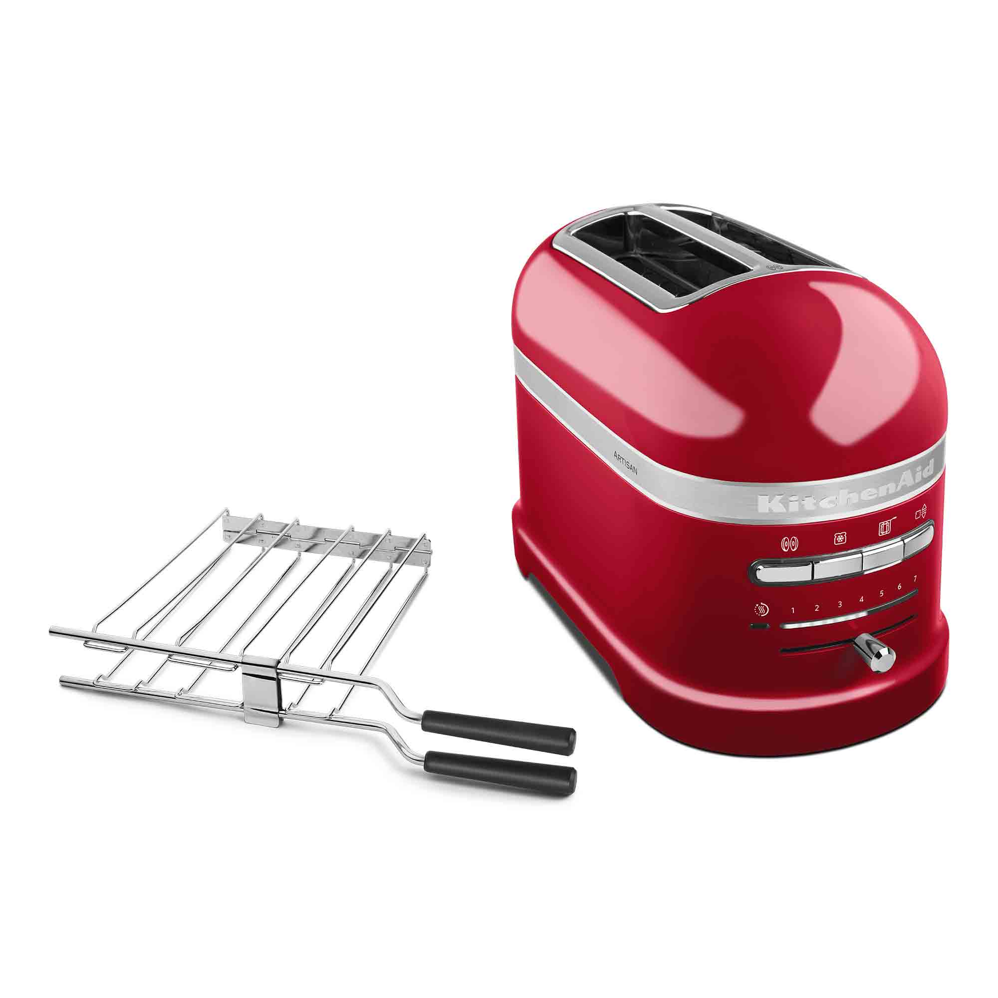 KitchenAid Artisan 2-Slot Toaster in Candy Apple 5KMT2204BCA image 2