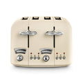 Delonghi Argento Flora 4 Slice Toaster in Beige CT04BG image 0