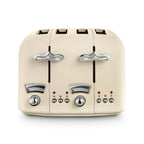 Delonghi Argento Flora 4 Slice Toaster in Beige CT04BG image 0