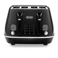 Delonghi Distinta X 4 Slice Toaster in Black - CTIN4003BK image 0
