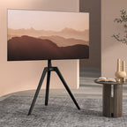 Ttap Tripod Floor TV Stand in Black Wood image 2