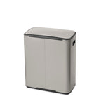 Brabantia Bo 60L Single Compartment Pedal Bin - Soft Grey (255083)