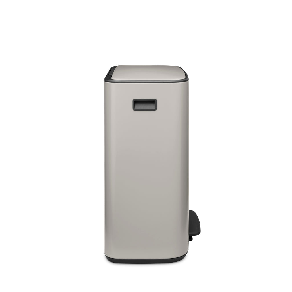 Brabantia Bo 60L Single Compartment Pedal Bin - Soft Grey (255083)