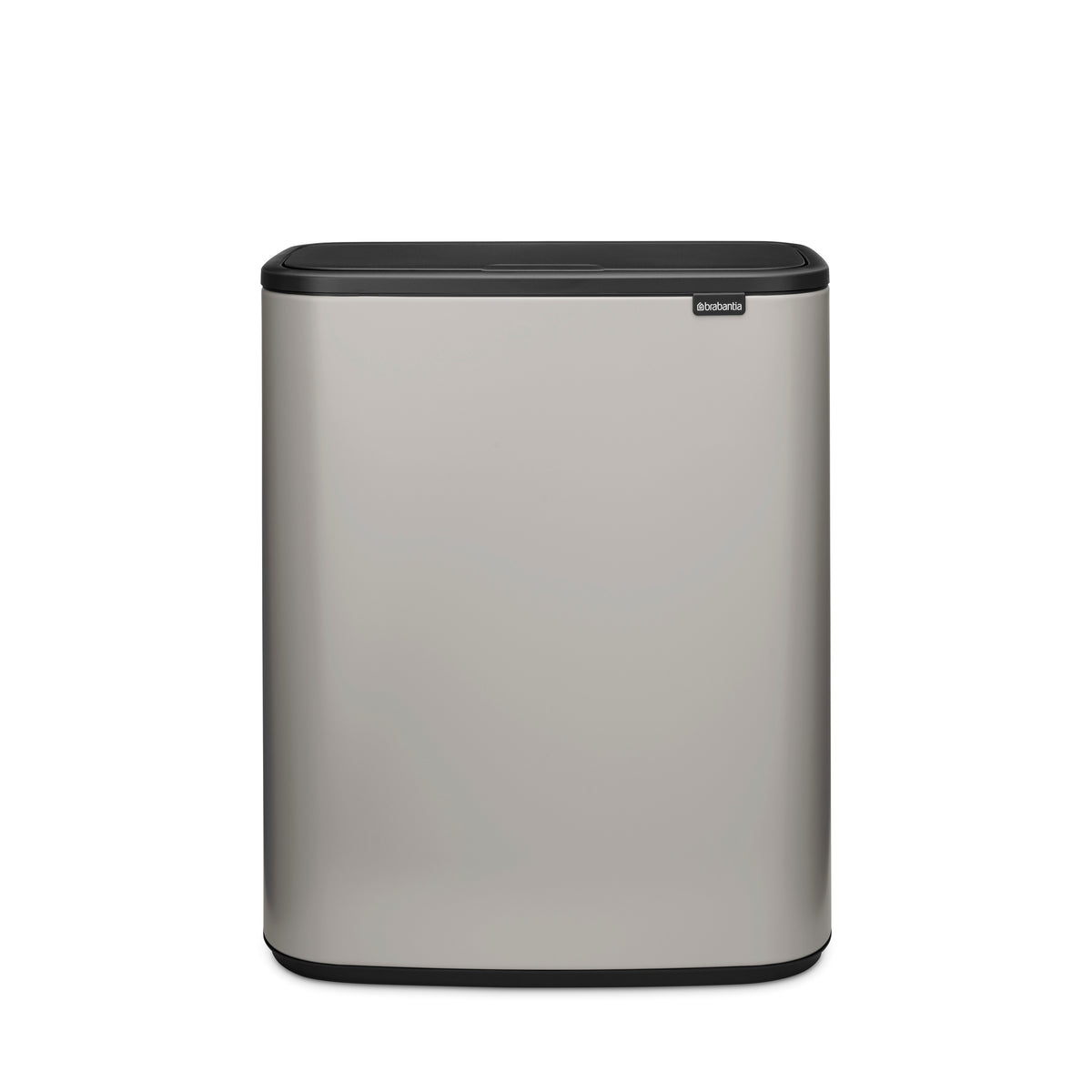Brabantia Bo Touch Single Compartment 60 Litre Bin in Soft Grey (255106)