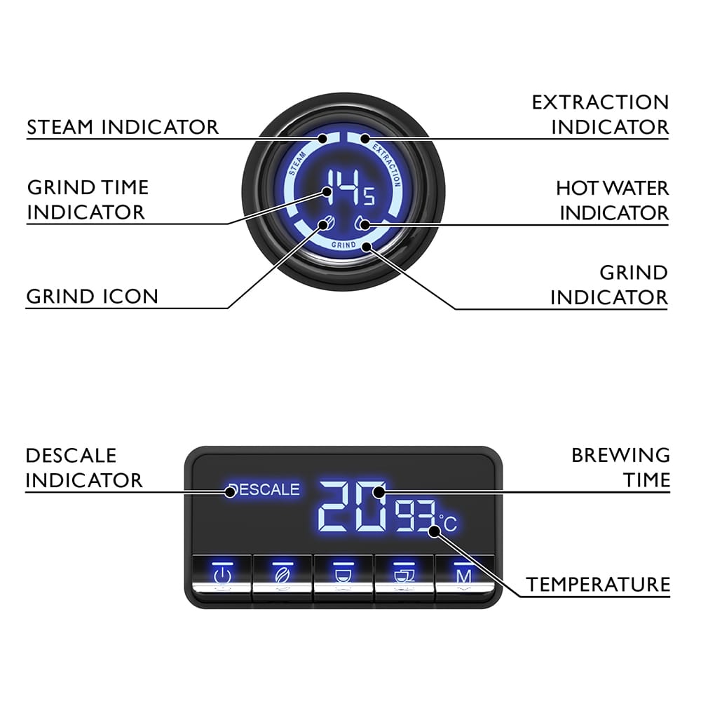 Dualit Espressivo Pro Coffee Machine in Grey - 84455 image 9