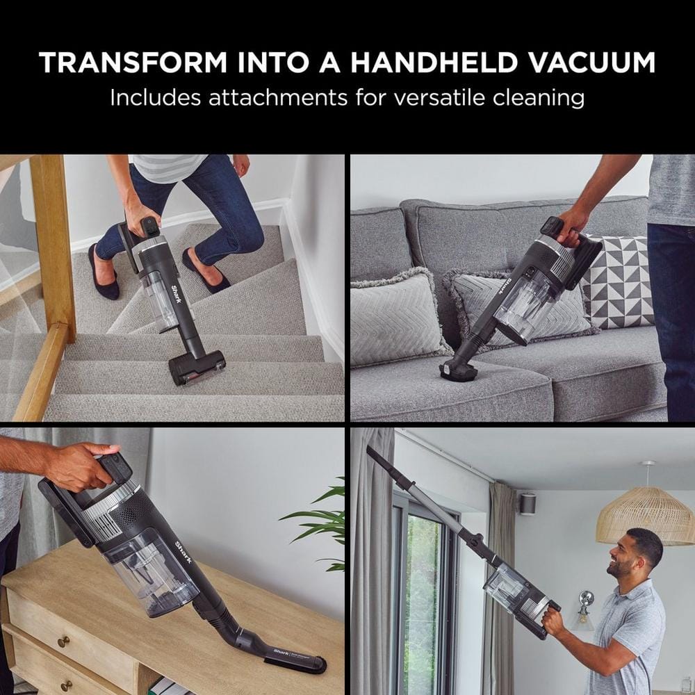 Shark Stratos Cordless Stick Vacuum Cleaner - 120 Minutes Run Time - Silver IZ420UKT image 2