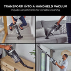 Shark Stratos Cordless Stick Vacuum Cleaner - 120 Minutes Run Time - Silver IZ420UKT image 2