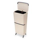 Brabantia SortUp Dual Compartment Recycle Bin Hi 20 + 25 Litre - Soft Beige (275005)