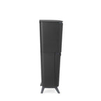 Brabantia SortUp Recycle Bin Hi with 3 Compartments, 10 + 10 + 25 Litre - Dark Grey (275043)