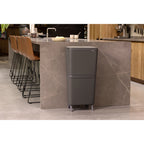 Brabantia SortUp Dual Compartment Recycle Bin Hi 20 + 25 Litre - Dark Grey (275067)