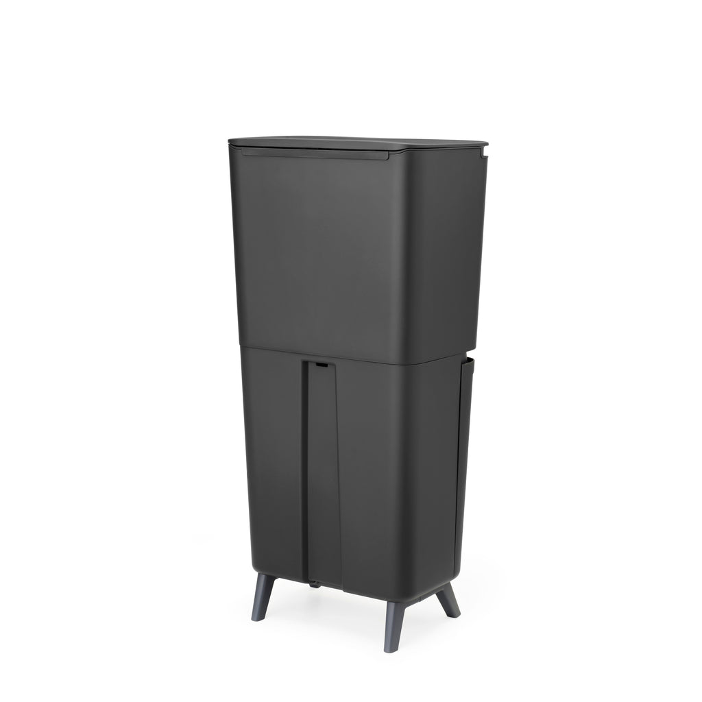 Brabantia SortUp Dual Compartment Recycle Bin Hi 20 + 25 Litre - Dark Grey (275067)