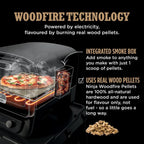 Ninja Woodfire Electric Outdoor Oven, Artisan Pizza Maker and BBQ Smoker OO101UK image 3