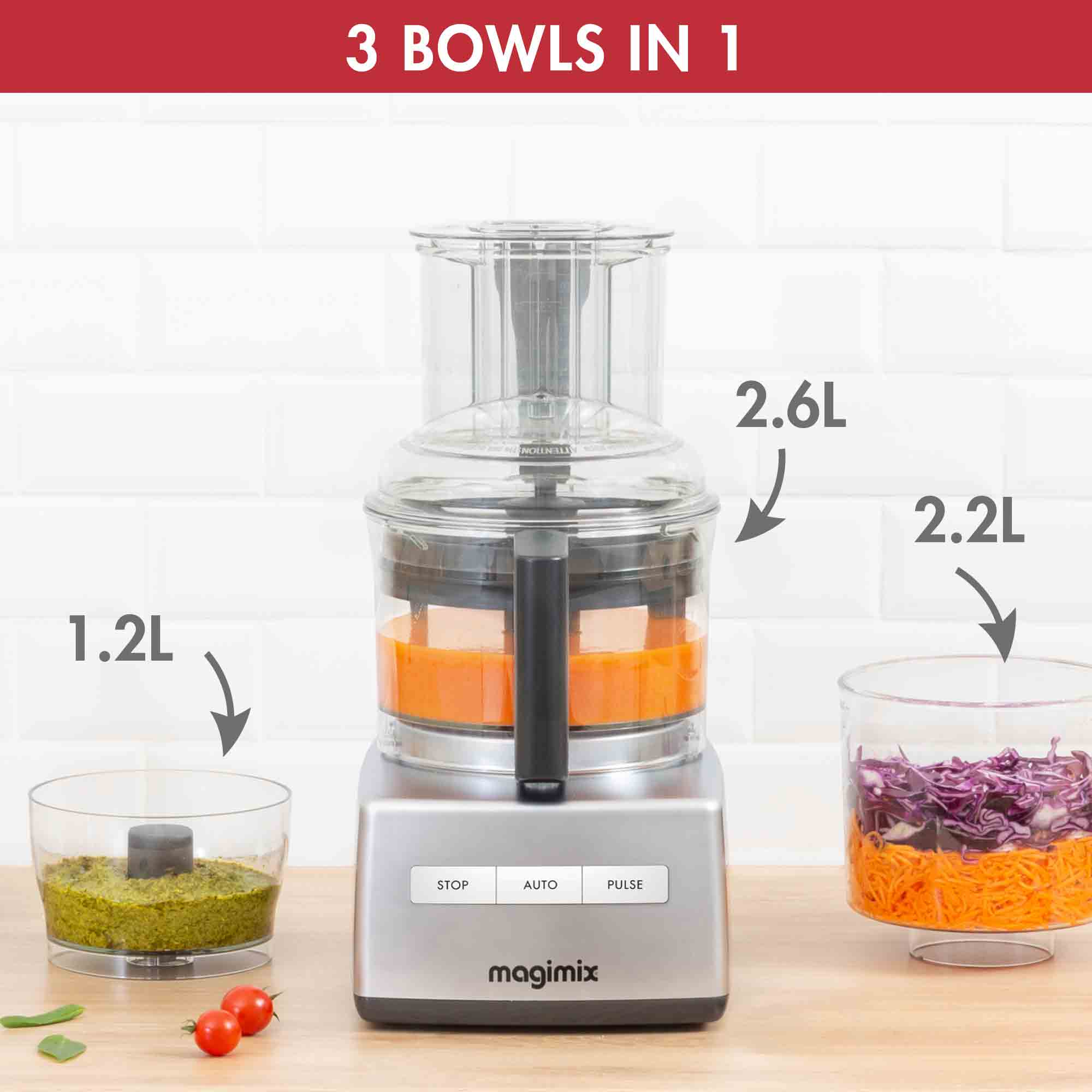 Magimix 3200XL Food Processor in Satin - 18371 image 1