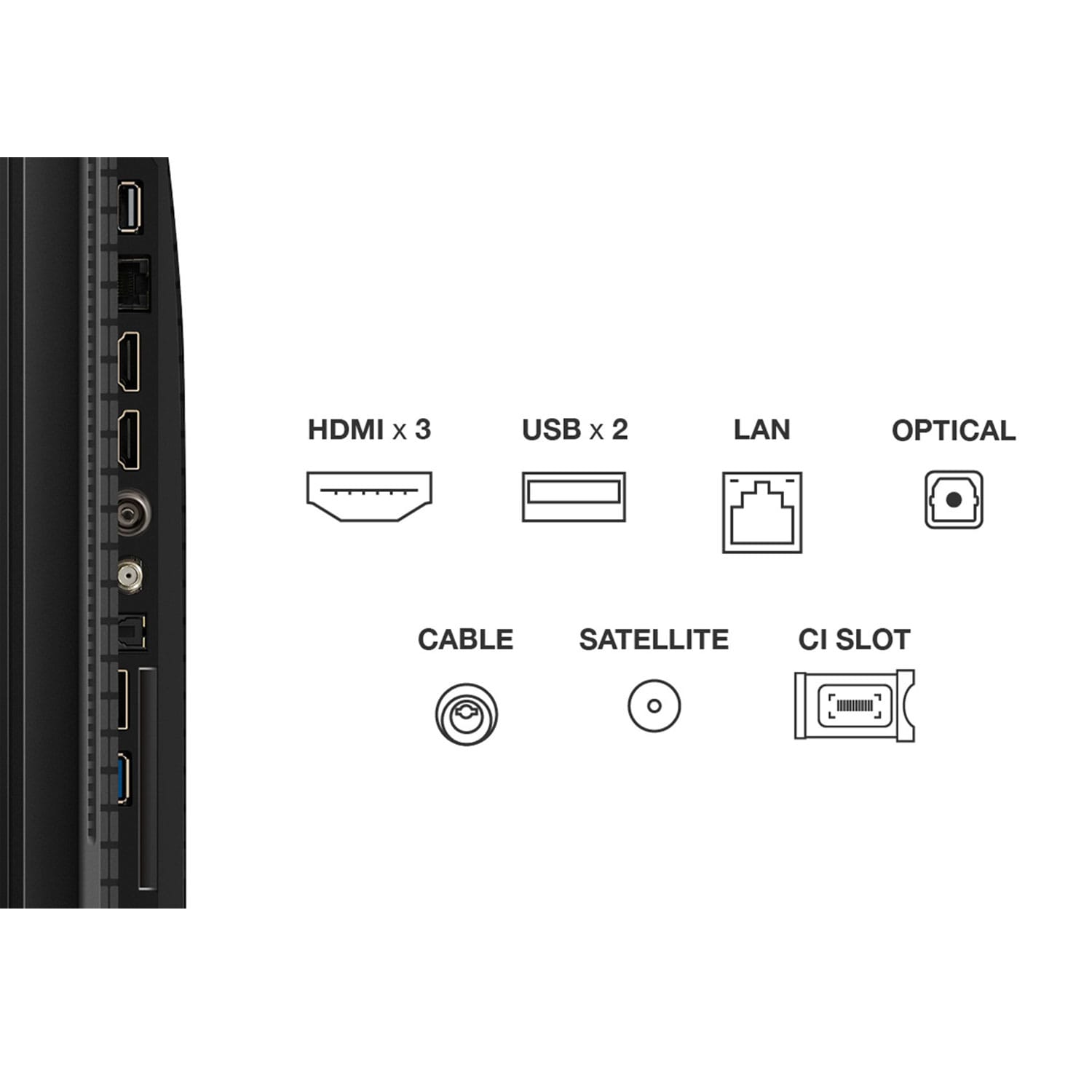 TCL 43P7K-UK 43 Inch, Ultra HD QLED Television, Google TV, Freeview HD image 2