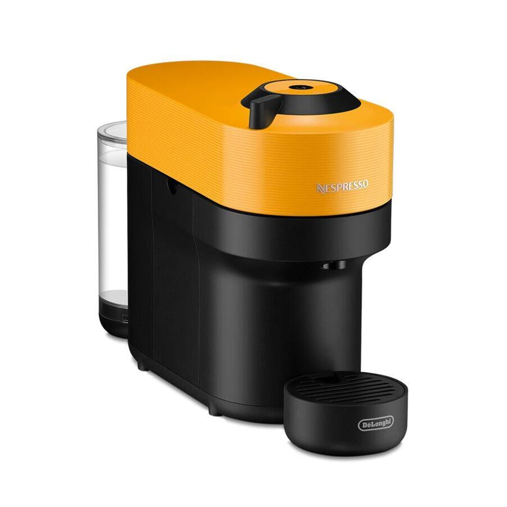 Delonghi Nespresso Vertuo Pop Capsule Coffee Machine in Yellow - ENV90Y image 1