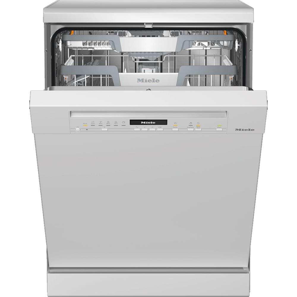 Miele G7110_SC_WH 14 Place Setting Freestanding Dishwasher, 60cm Wide, White image 1