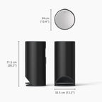 Joseph Joseph Arc 30L Easy-push Pedal Bin in Matte Black image 3