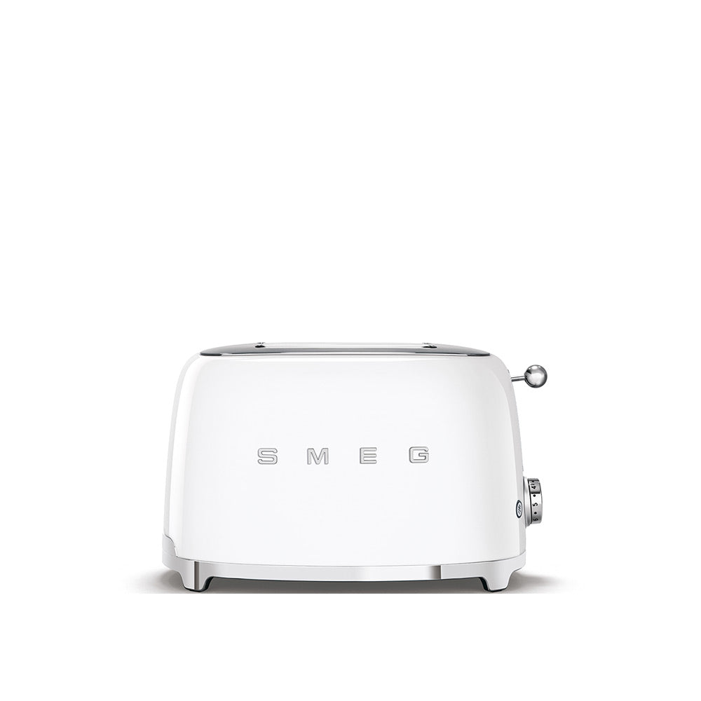 Smeg TSF01WHUK Retro Style 2 Slice Toaster White image 2