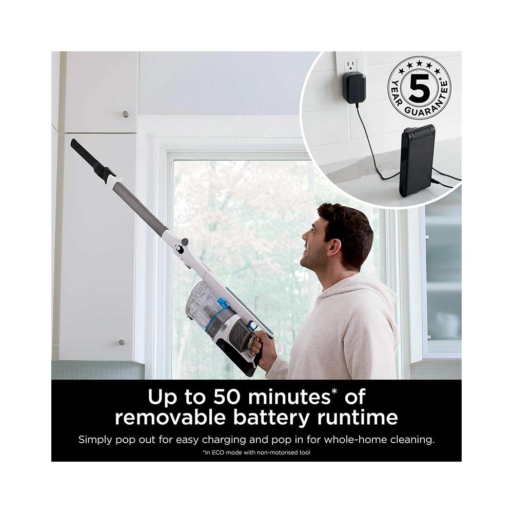 Shark PowerPro Pet Cordless Stick Vacuum Cleaner with 50 Minutes Run Time in Java Metallic - IZ380UKT image 5