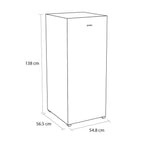 Sensis RFTLF01Z54EW 55cm Low Frost Tall Freezer - White image 2