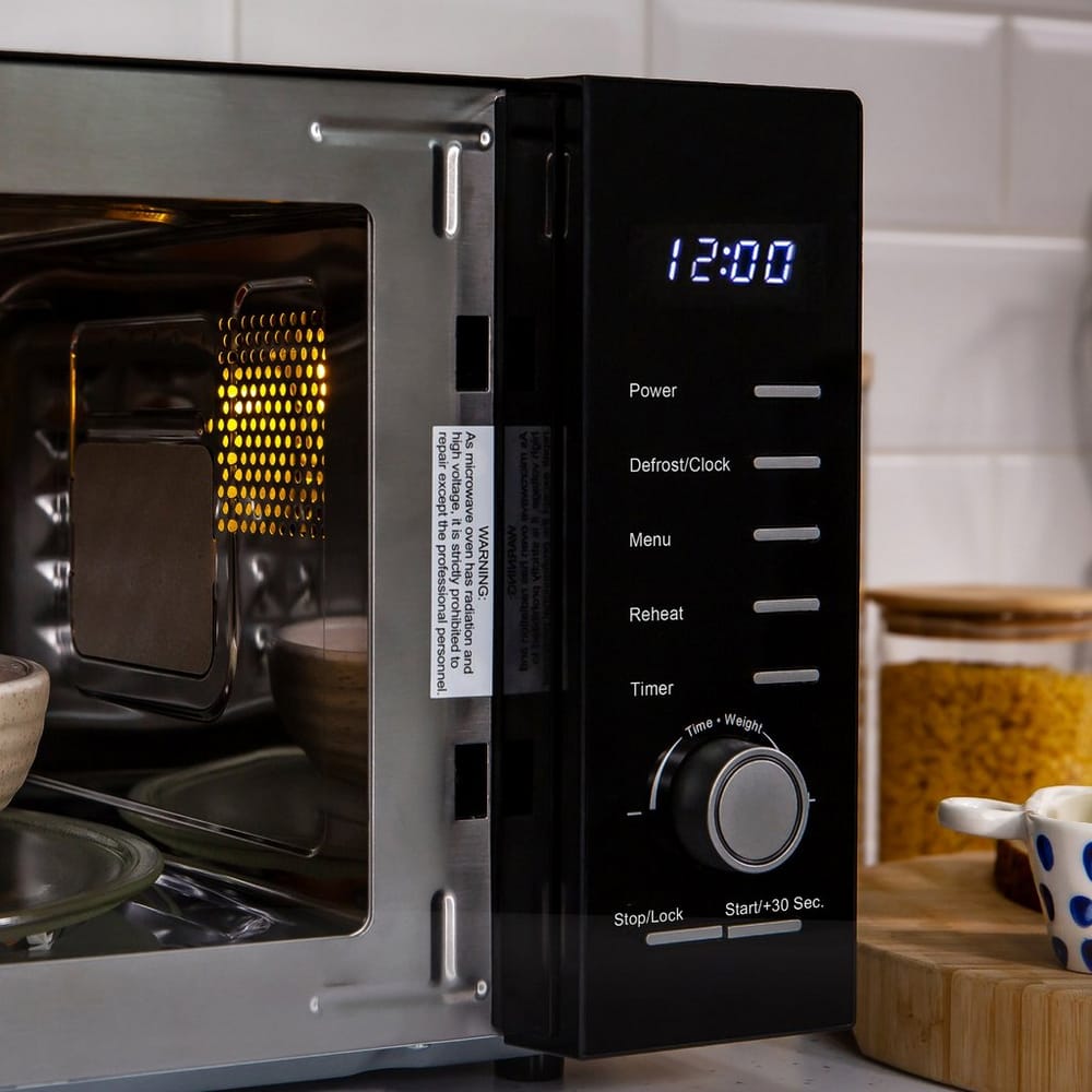 Russell Hobbs 23 Litre 800W Solo Microwave in Black - RHM2348B image 3