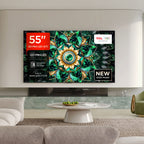 TCL 55Q7C-UK 55 Inch, Ultra HD QD-Mini LED Television, Google TV, Freeview HD image 0