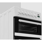 Beko EDG507W 50cm Freestanding Gas Oven and Gas Grill Gas Cooker with Gas Hob, White image 1