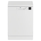 Beko DVN05C20W 13 Place Setting Freestanding Dishwasher, 60cm Wide, White