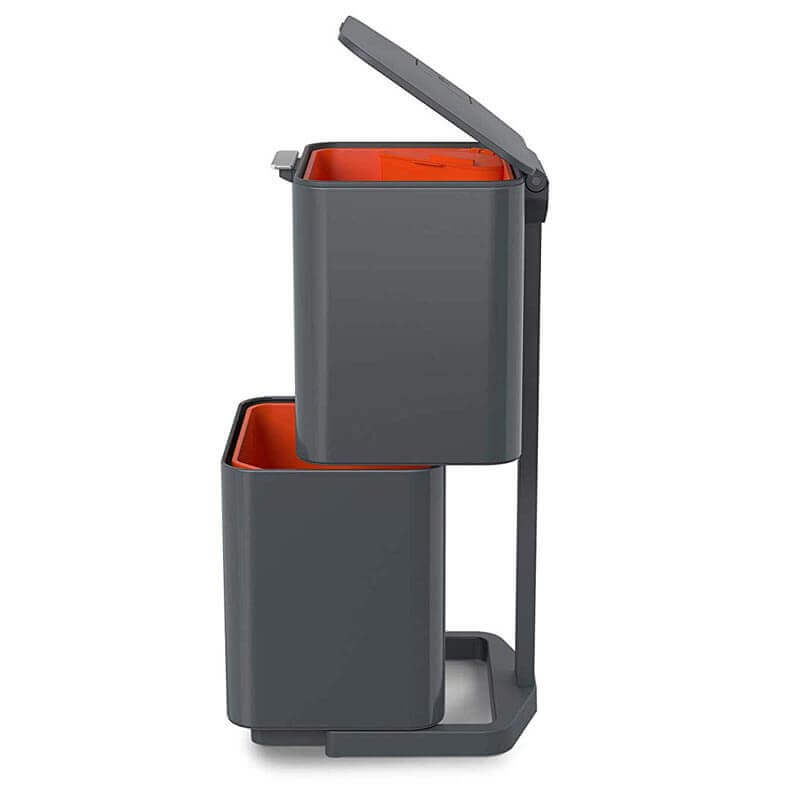 Joseph Joseph Totem Max 60L Waste and Recycling Bin in Graphite image 2