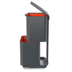 Joseph Joseph Totem Max 60L Waste and Recycling Bin in Graphite image 2