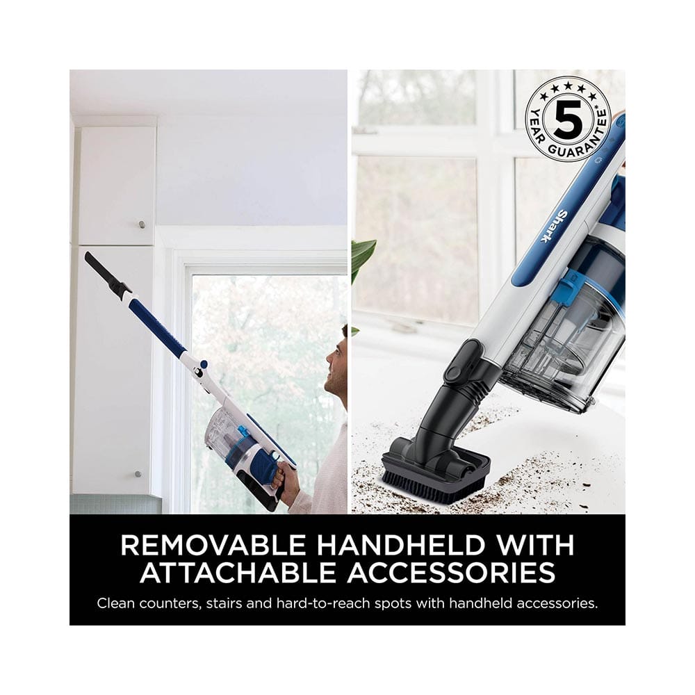 Shark PowerPro Cordless Stick Vacuum Cleaner with 50 Minutes Run Time in Navy Metallic - IZ380UK image 6