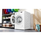 Bosch WGE03408GB 8kg, 1400 Spin, Freestanding Washing Machine with Quick Wash, White image 5