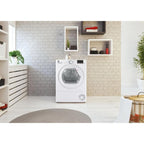 Hoover HLEC8DG 8kg, Sensor Dry, Freestanding Condenser Tumble Dryer, White image 1