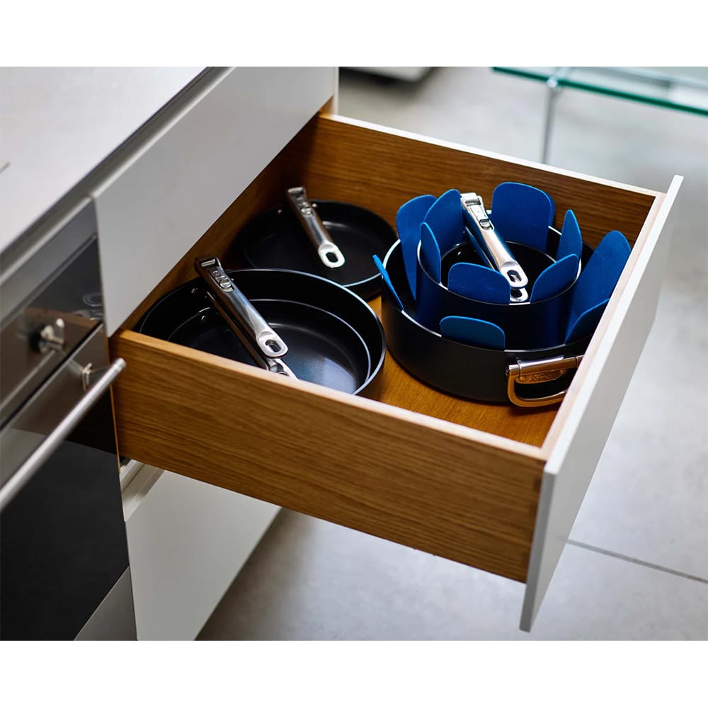 Joseph Joseph Space Folding Handle Ceramic Non-stick 6-piece Cookware Set in Blue - 45086 image 3