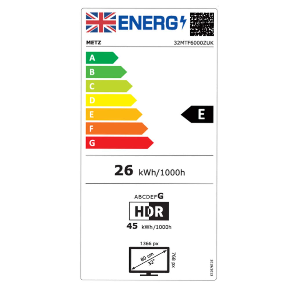 Metz 32MTF6000ZUK 32 Inch, LED TV, Roku TV, Freeview HD
