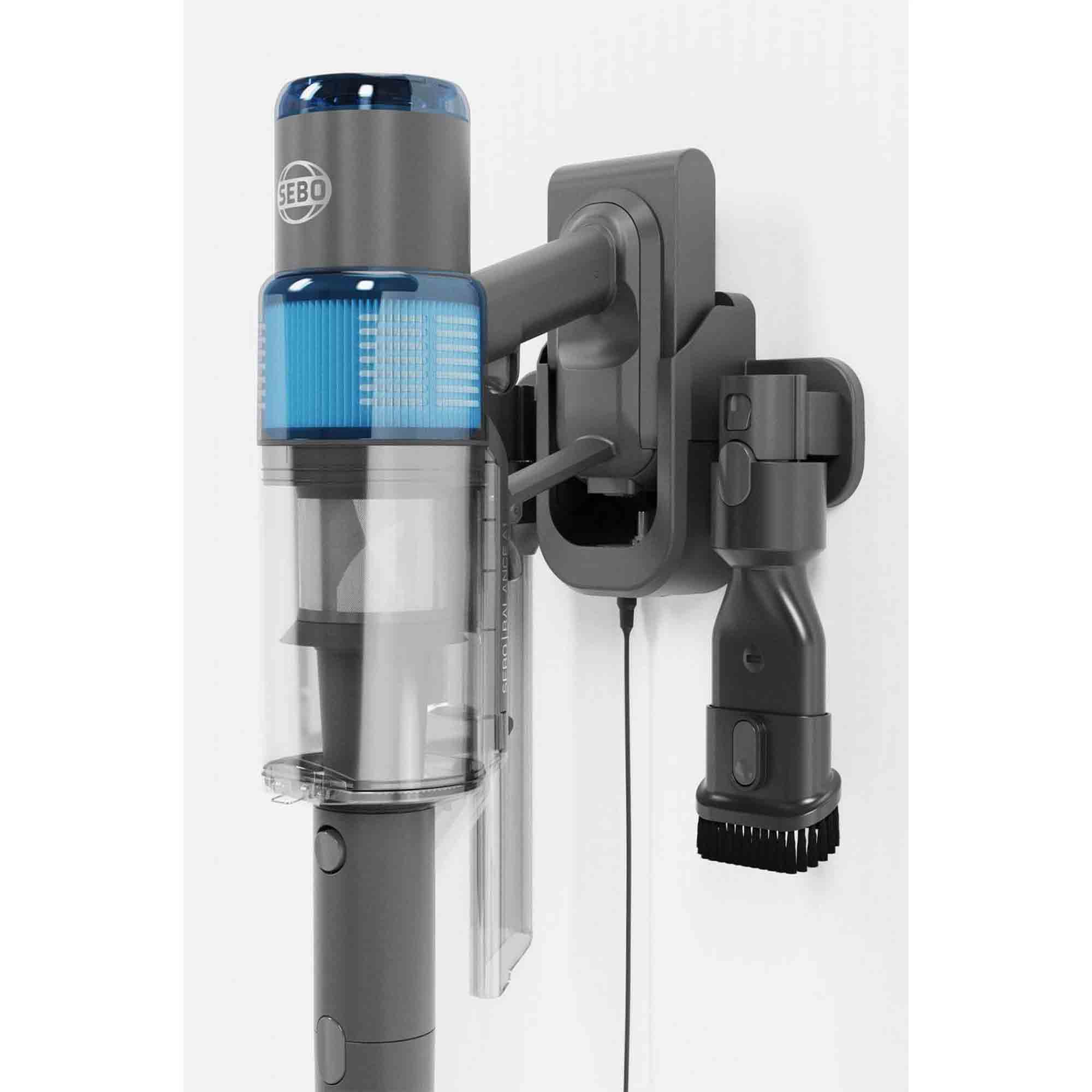 Sebo Balance A1 Cordless Stick Vacuum with up to 48 Minutes Run Time in Basalt Grey/Blue - 95001GB image 2