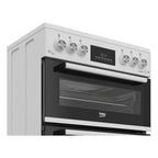 Beko EDG6231W 60cm Freestanding Gas Double Oven and Gas Grill Gas Cooker with Gas Hob, White image 1