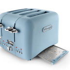 Delonghi Argento Flora 4 Slice Toaster in Blue CT04AZ image 2
