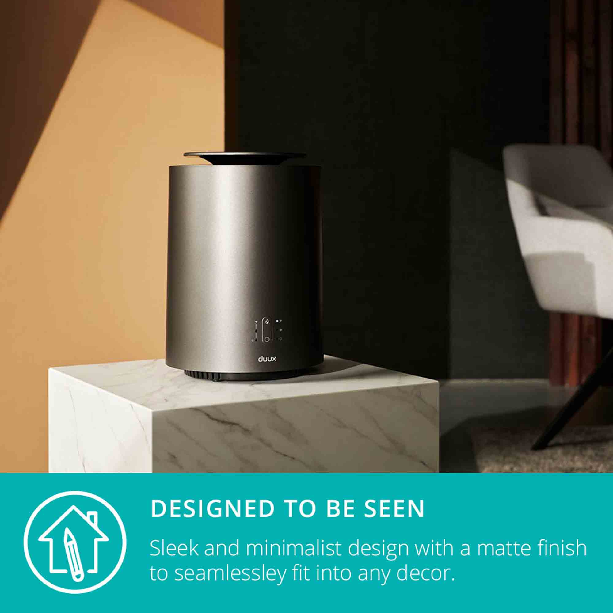 Duux Threesixty 2 Smart Fan + Heater in Grey - DXCH09UK image 3