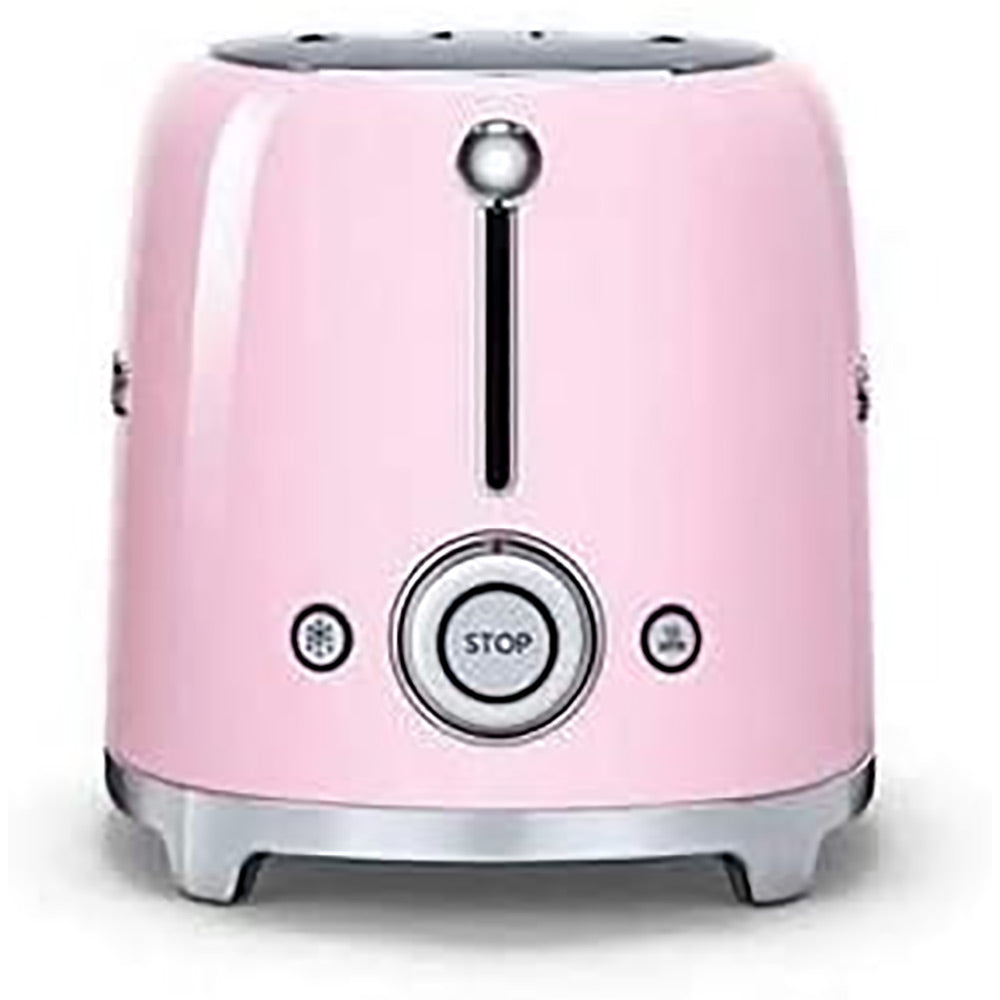 Smeg TSF01PKUK Retro Style 2 Slice Toaster Pink image 2