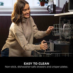 Ninja 9.5 litre MAX 6-in-1 Dual Zone Air Fryer in Gun Metal Grey - DZ400UK image 5