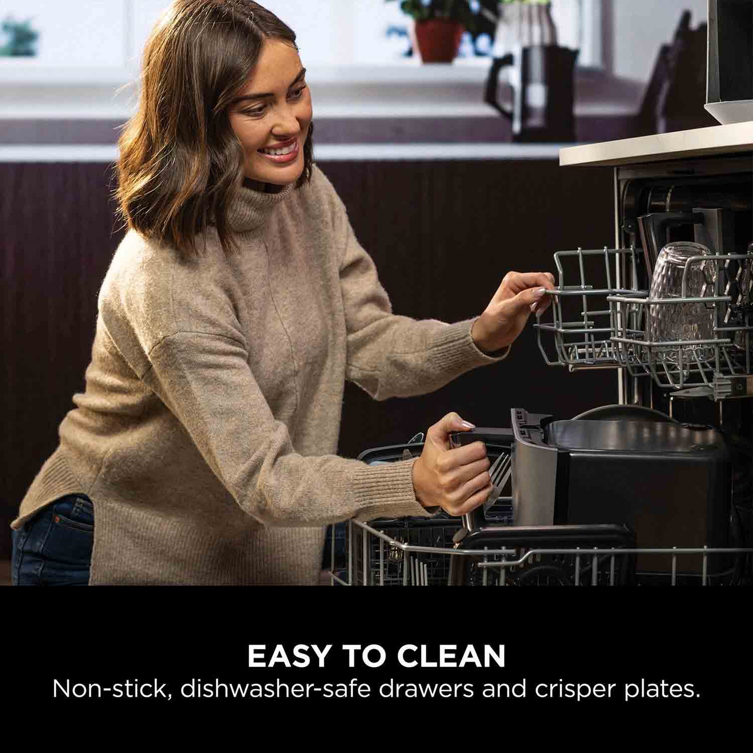 Ninja 9.5 litre MAX 6-in-1 Dual Zone Air Fryer in Gun Metal Grey - DZ400UK image 5