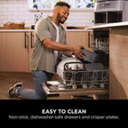 Ninja 7.6 litre 6-in-1 Dual Zone Air Fryer in Gun Metal Grey - DZ300UK image 3