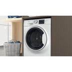 Hotpoint NDBE9635WUK 9kg Wash, 6kg Dry, 1400 Spin, Freestanding Washer Dryer, White image 9