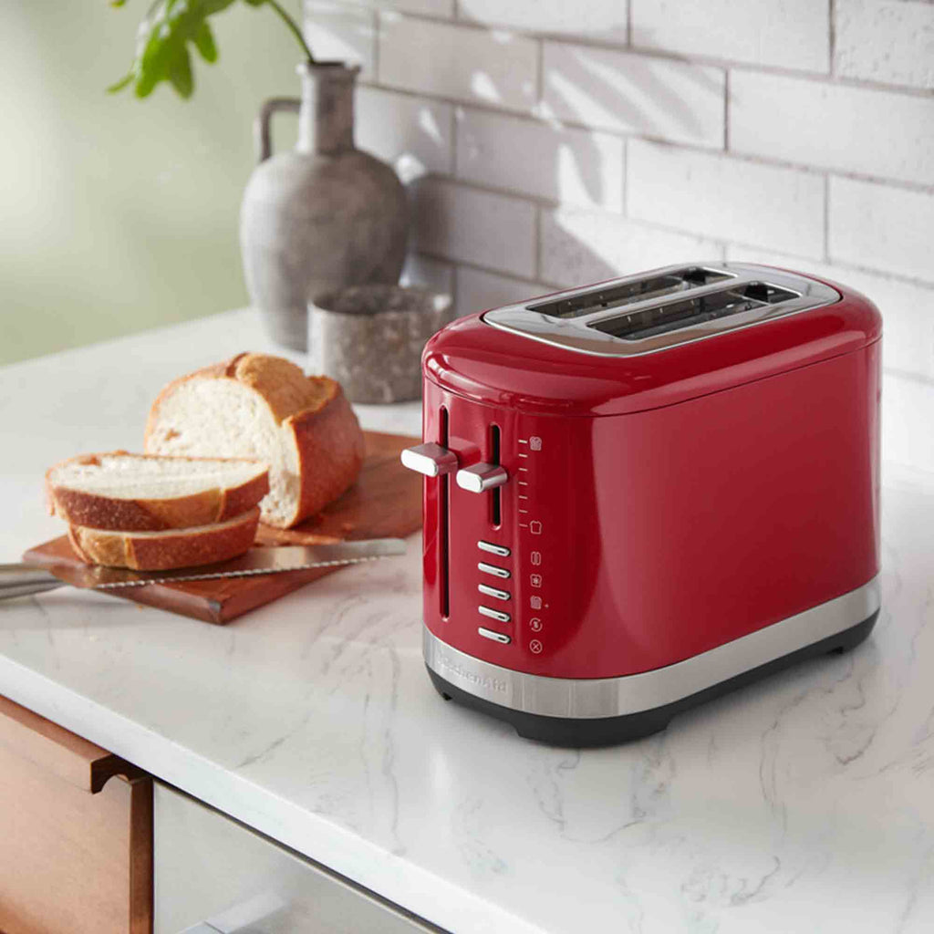 KitchenAid Manual Control 2 Slot Toaster in Empire Red 5KMT2109BER image 3