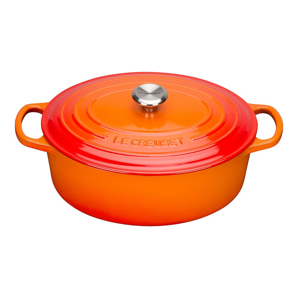 Le Creuset Signature Cast Iron Oval Casserole Dish Volcanic 29cm image 0