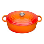 Le Creuset Signature Cast Iron Oval Casserole Dish Volcanic 29cm image 0