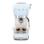Smeg ECF02PBUK Espresso Coffee Machine in Pastel Blue image 2