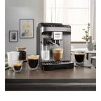 Delonghi Magnifica Evo Fully Automatic Bean to Cup coffee machine in Titanium Grey & Black - ECAM29083TB EX:2 image 5